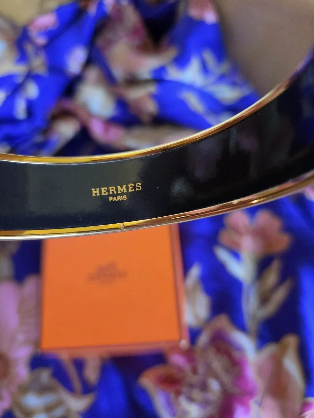 Rare Vintage Hermes Tiger Bangle